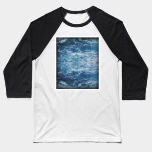 Blue Ocean Waves Baseball T-Shirt